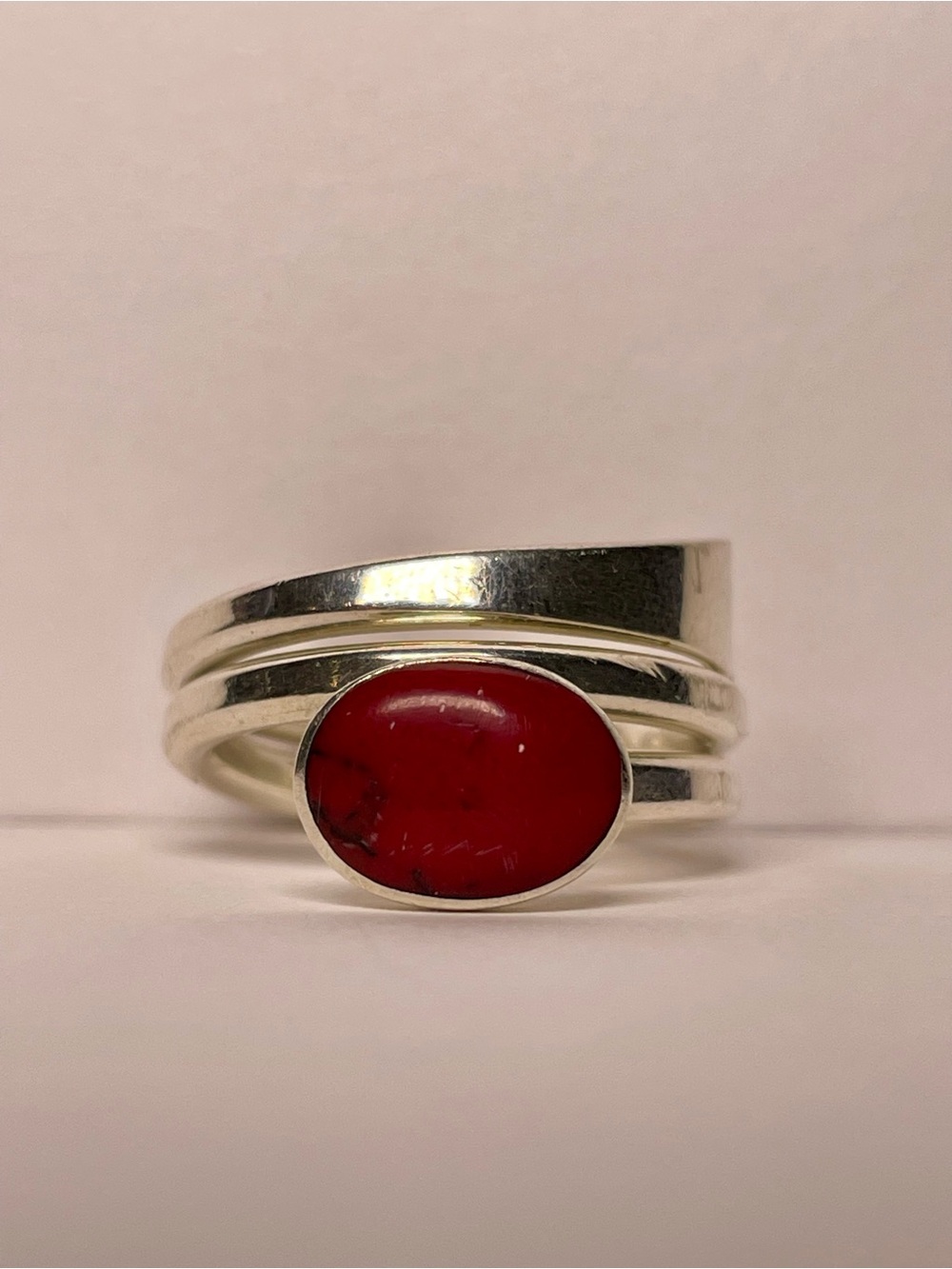 Sterling Silver Jasper Ring